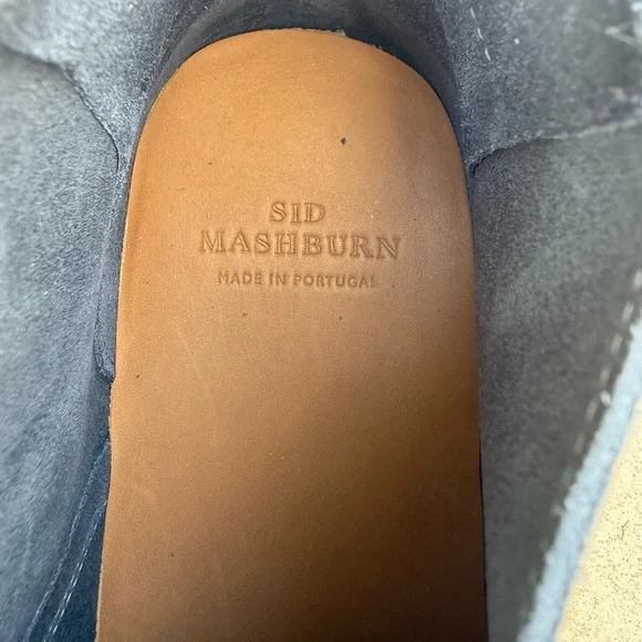 Sid Mashburn Men's Navy Suede Chukka Boots